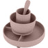 Mikk-Line Silicone Dinner Set Tableware Adobe Rose